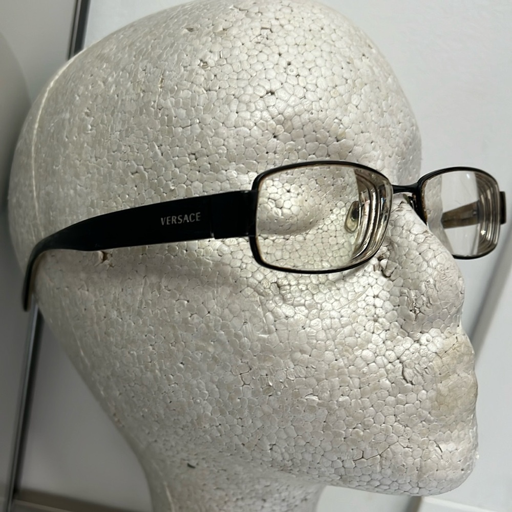 Versace MOD 1124 1009 53-15 135 Small Readers Eyeglasses with Case